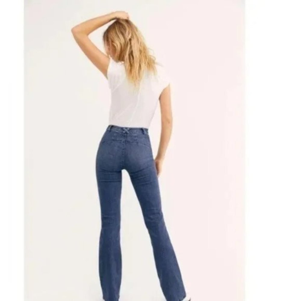Free People Lace Up Eva Jeans. 25, 29 - Picture 2 of 11